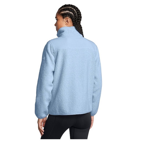 🆕 NWT Under Armour Women's Sky Blue Teddy Jacket - Picture 7 of 8